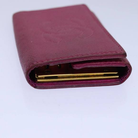CHANEL Key Case Caviar Skin Pink Gold CC Auth ac3181 - Picture 4 of 16